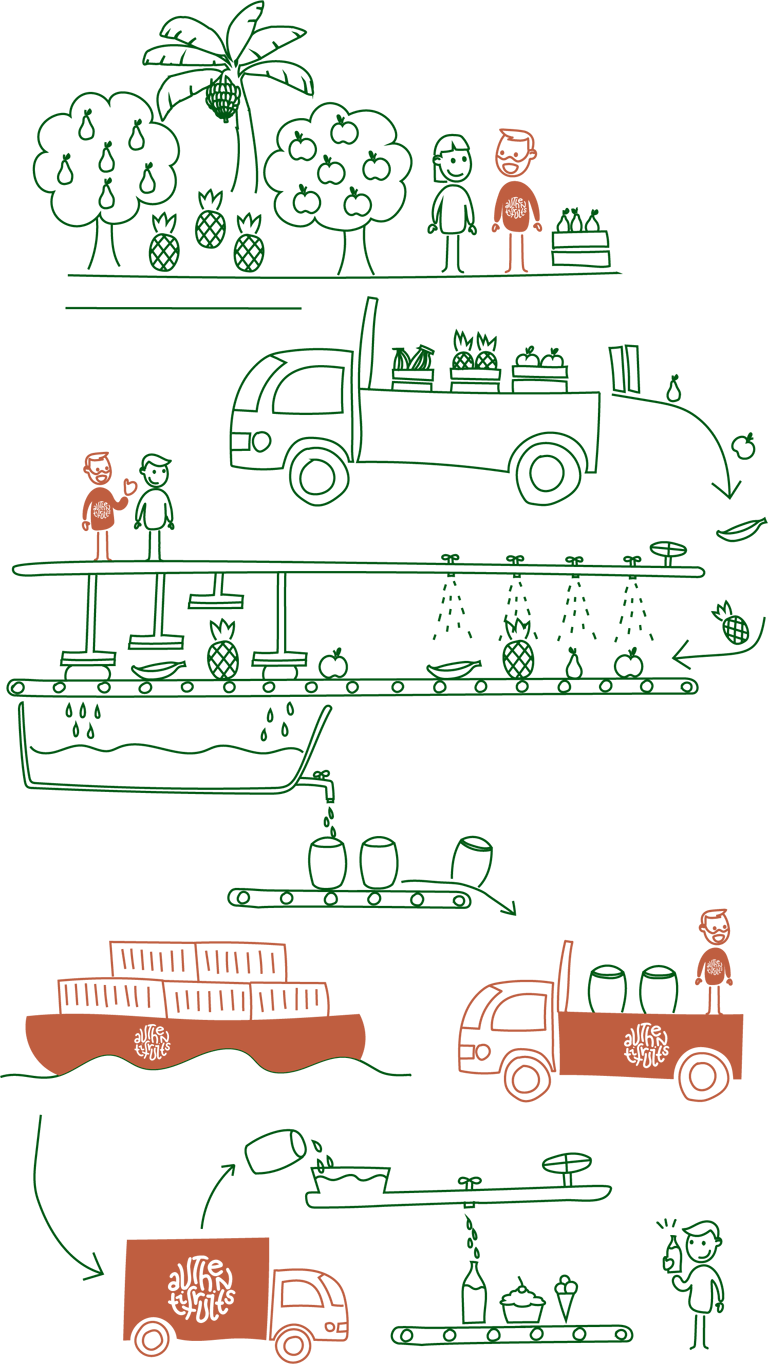 Schema du process Authentifruits version mobile
